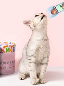 1入組塑膠貓湯匙適用於貓 - 藍色 - 查看 2