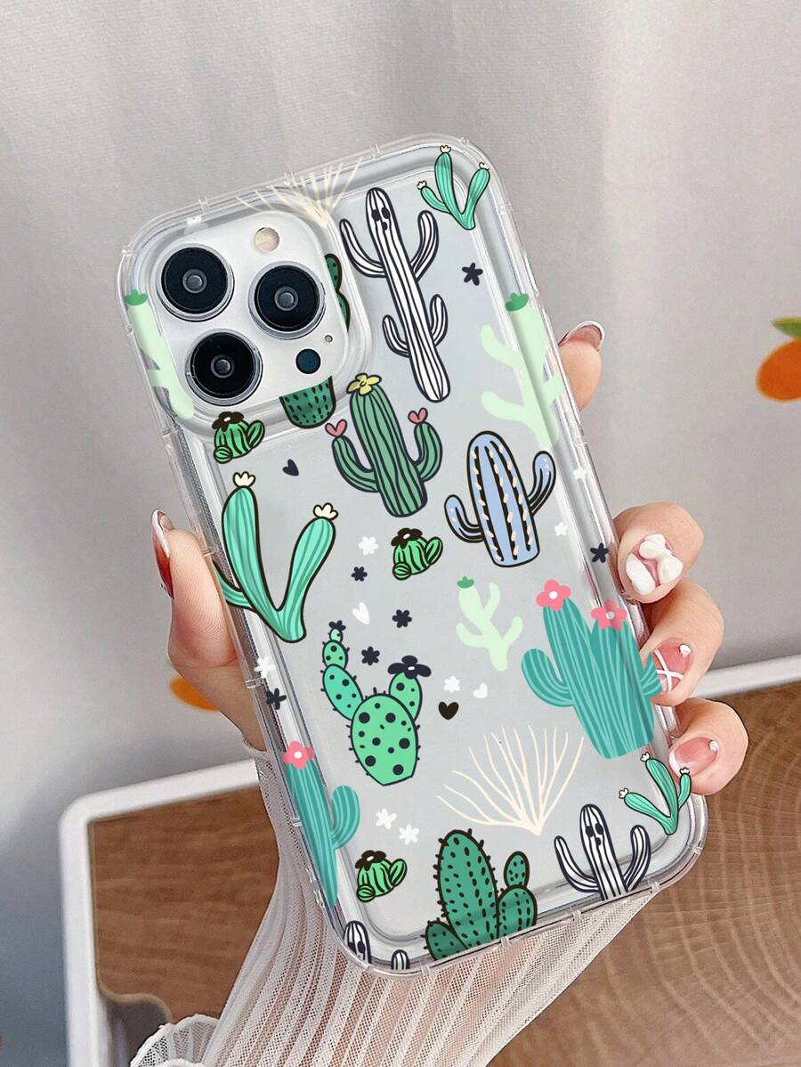 Funda para móvil cactus patrón anticaída - Multicolor - Ver 1
