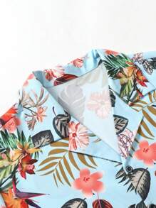 Manfinity RSRT Bộ hai mảnh Nam Dây kéo Nút phía trước Nhiệt đới Boho - Nhiều màu - Xem 7