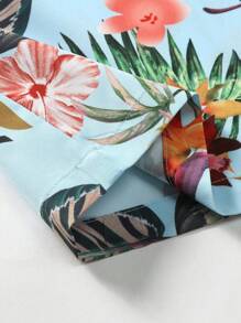 Manfinity RSRT Bộ hai mảnh Nam Dây kéo Nút phía trước Nhiệt đới Boho - Nhiều màu - Xem 8