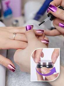 1盒美甲金蔥粉 - 彩色 - 查看 2