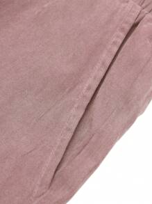 Manfinity Homme 男士束口腰短褲 - 藕粉色 - 查看 4