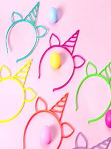 6 Chiếc Kỳ Lân Trang Trí Phát Sáng Trong Bữa Tiệc Bóng Tối Băng Đô, Băng Đô Nhựa Hiện Đại Chụp Hình Cho Bữa Tiệc - Nhiều màu - Xem 4