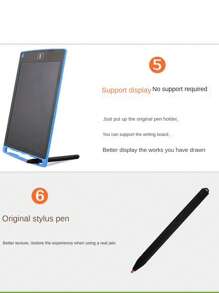 1pc Random Color Lcd Writing Tablet For Kids, 8.5'' Drawing Board For Doodling And Painting - Multicolor - View 5