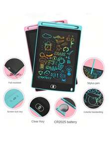 1pc Random Color Lcd Writing Tablet For Kids, 8.5'' Drawing Board For Doodling And Painting - Multicolor - View 9