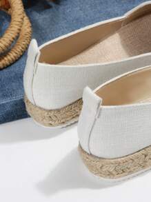 Giày bệt Nữ long lanh Khối Màu Kỳ nghỉ - trắng - Xem 2