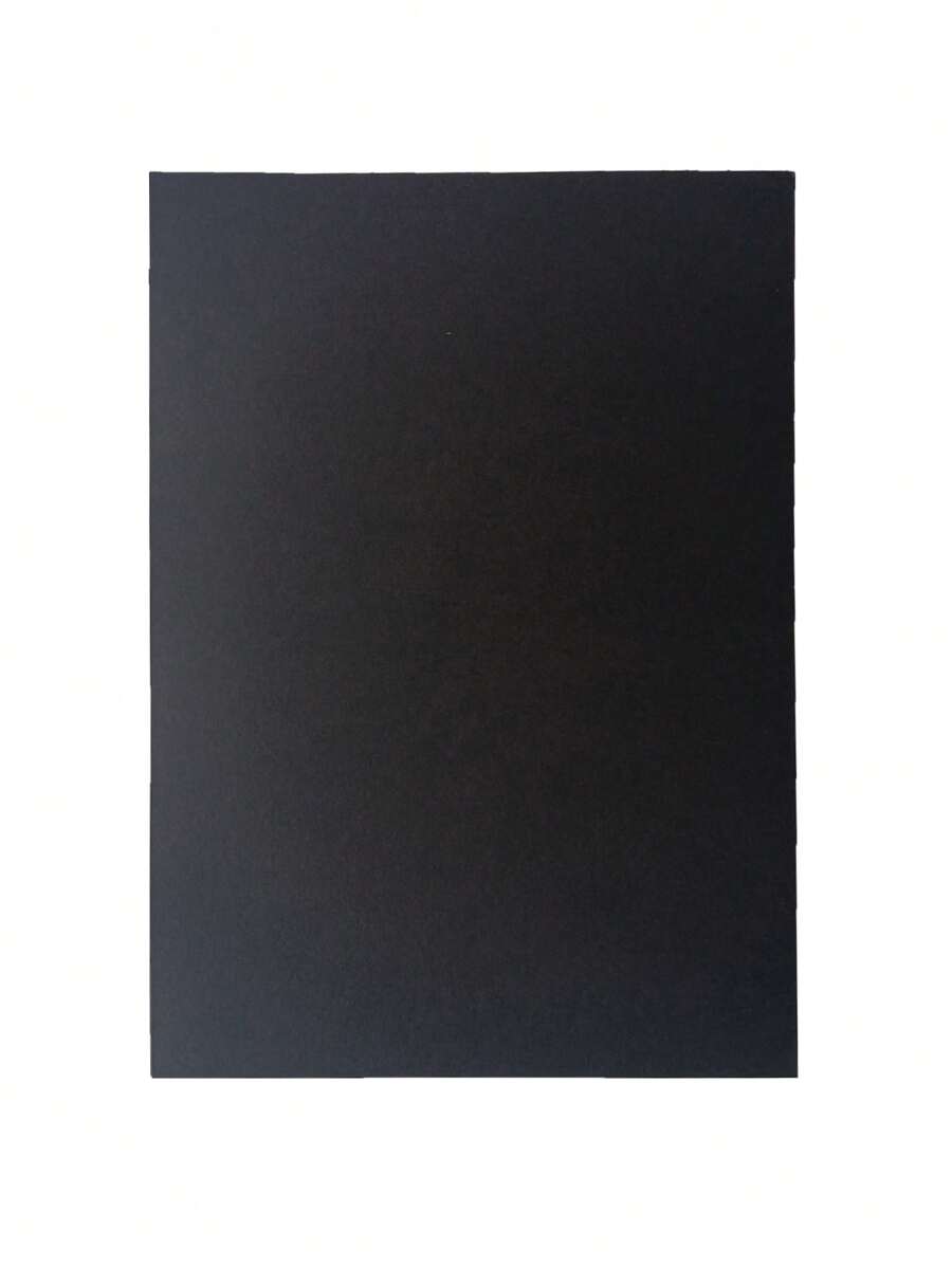 20入組/套素色A4複製簡約風多用途紙適用於剪紙 - 黑色 - 查看 1