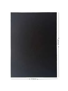 20入組/套素色A4複製簡約風多用途紙適用於剪紙 - 黑色 - 查看 2