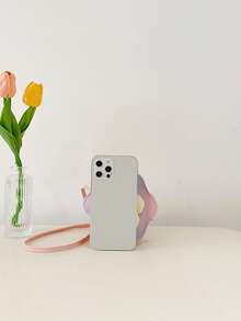 女孩漸層花朵裝飾PU皮革拉鍊時尚包