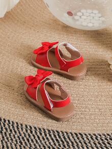 Xăng đan có dây đeo mắt cá chân dễ thương chống trượt cho bé gái cho mùa hè - Đỏ - Xem 2