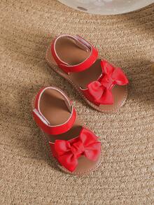 Xăng đan có dây đeo mắt cá chân dễ thương chống trượt cho bé gái cho mùa hè - Đỏ - Xem 6