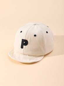 1 cái Mũ bóng chày thêu chữ cho bé cho cuộc sống hàng ngày - trắng - Xem 1