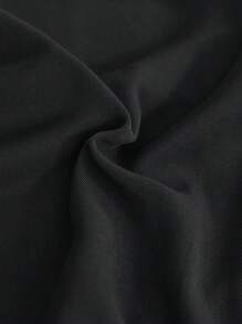 BizChic Fold Pleated Roll Up Hem Wide Leg Shorts Workwear