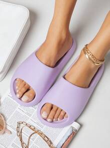 SHUZIA Trang trình bày Nữ màu trơn Đúng mốt - Màu Lilac Tím - Xem 1