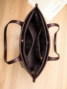 CORALDAISY 時尚滿版圖案大容量單肩托特包 - 彩色 - 查看 3