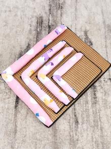 1入組卡通獨角獸圖案寵物墊適用於貓和狗狗適合夏天 - 彩色 - 查看 1