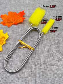 1入組不銹鋼魚缸清潔刷 - 黃色 - 查看 7