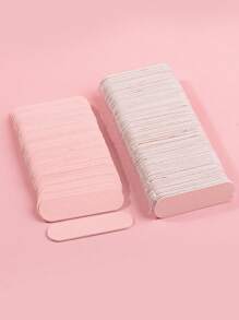 100pcs Double-sided Nail File Set - Pink - View 2
