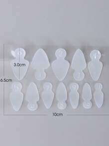 FULL BEAUTY French Dual Nail Form, 1sheet Silicone French Line Guides False Tip For Extension Nail Mold,Nail Supplies,Nail Tools,Nail Art Tools,Back To School,Nails,Nail Tools For Press On Nails - Clear - View 6