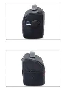 Contrast Piping Túi kỹ thuật số Túi đựng máy ảnh có tay cầm phía trên Màu đen Hộp đựng máy ảnh Tương thích với Sony Phụ kiện máy ảnh và ống kính Canon Nikon Tripod Essentials College Dorm Essentials - màu đen - Xem 3