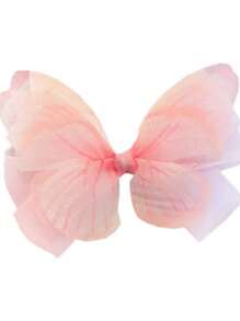 2个女童网纱蝴蝶结发夹（包装款式随机） - 彩色 - 查看 3