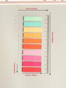 1 Màu Hỗn Hợp Chỉ Số Giấy Dính, Đơn Giản Đa Năng Dễ Đăng Viết Được Chỉ Số Tab Cho Học Sinh, Văn Phòng - Nhiều màu - Xem 4