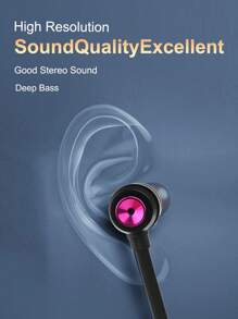 3.5mm Deep Bass Wired In-ear Headphone - Rose Gold - View 7