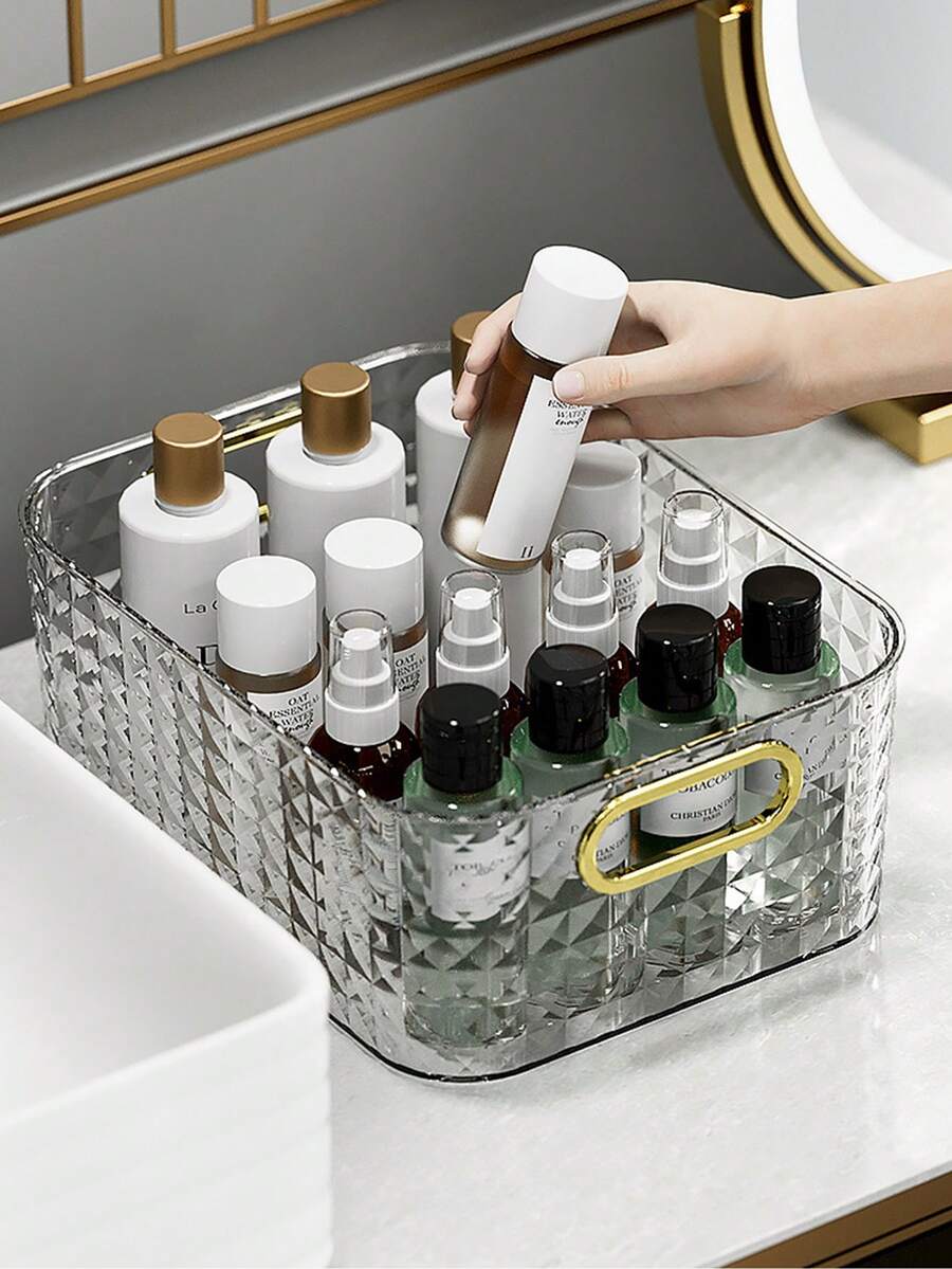 1 hộp lưu trữ máy tính để bàn rõ ràng - trắng - Xem 1