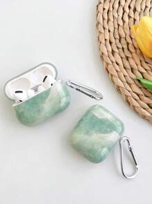 Soft Airpod Pro 3 Case With Pale Blue Marble Pattern, Minimalist Leopard Print 4 Protective Cover, Separate Protective Case For Airpods 2/3/Pro 2 Bluetooth Earphones - Multicolor - View 2