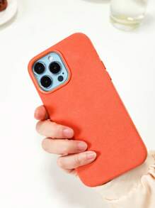 Solid Color Phone Case - Orange - View 1