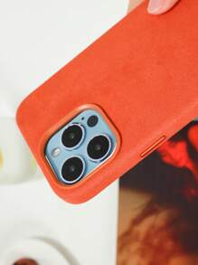 Solid Color Phone Case - Orange - View 3