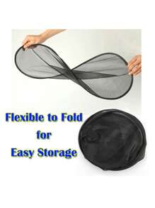 1 tấm che nắng cửa sổ phía sau ô tô, tấm che nắng ô tô - màu đen - Xem 5