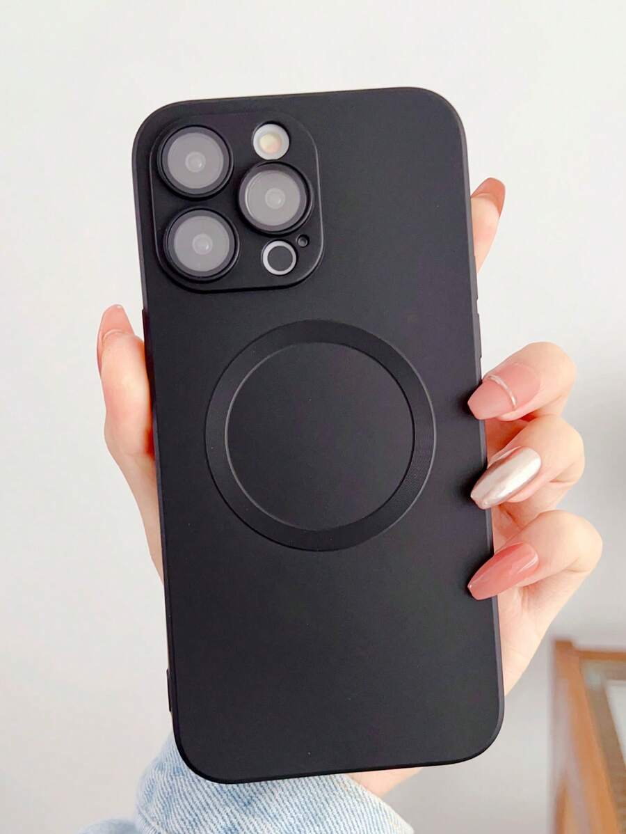 兼容 16 磁性手机壳 兼容 15/15Plus/15Pro/15Promax - 黑色 - 查看 1