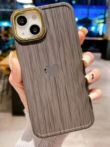 Heart Pattern Anti-fall Phone Case - Grey - View 4