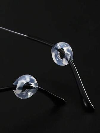 10入組女性透明圓形休閒防滑眼鏡配飾適用於眼鏡