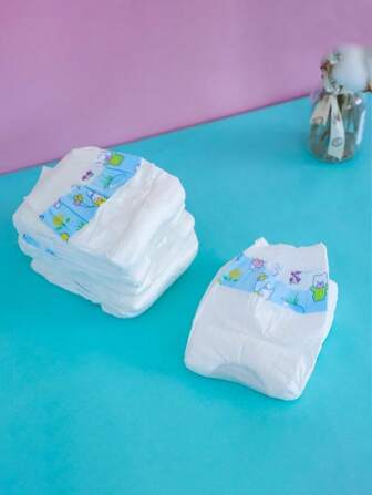 5入組卡通櫻桃圖案寵物衛生褲適用於狗狗和貓適用於清潔