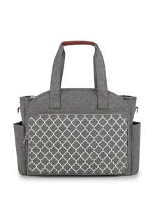 Crossbody Diaper Bag For Mommy - Grey - View 2