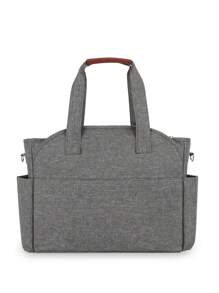 Crossbody Diaper Bag For Mommy - Grey - View 3