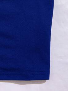 Flirla Plus Solid Crop Cami Top - Blue - View 4