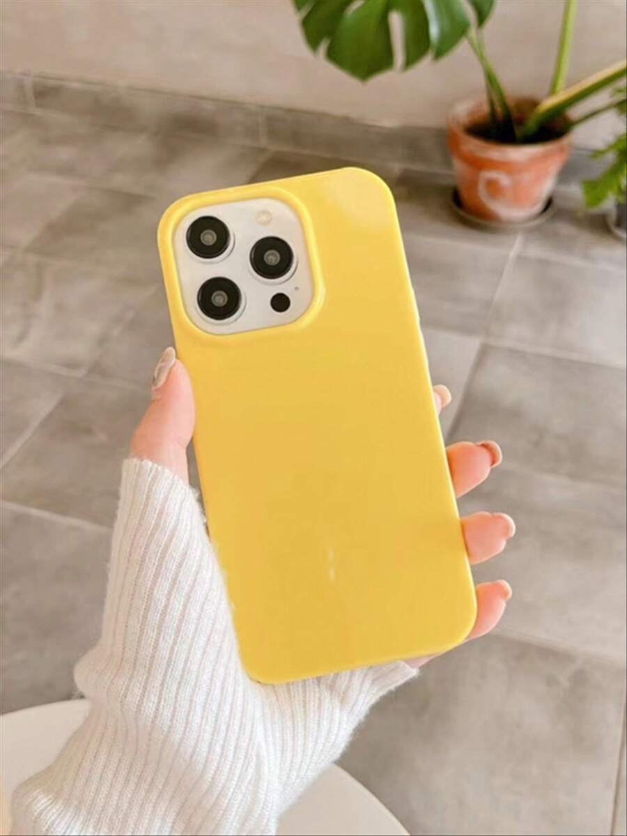 素色防摔手機殼 - 黃色 - 查看 1