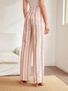 MOTF PREMIUM Pantalones con cordón mezcla de viscosa - Multicolor - Ver 3