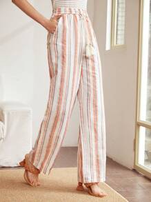 MOTF PREMIUM Pantalones con cordón mezcla de viscosa - Multicolor - Ver 6