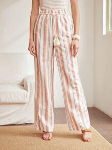 MOTF PREMIUM Pantalones con cordón mezcla de viscosa - Multicolor - Ver 8