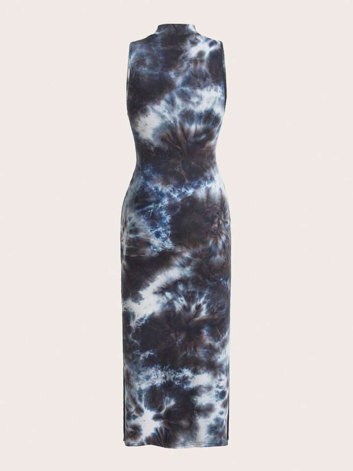 princess polly baby blue dress Forever 21 S Blue White Tie Dye Midi Bodycon