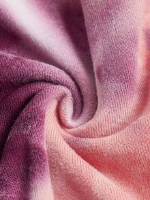 ROMWE PUNK Đầm Tách cao Cà vạt nhuộm Giải trí - Nhiều màu - Xem 4