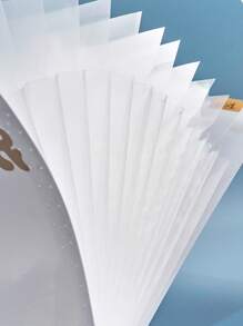 1 件恐龙/幸运/可爱熊图案 A4 纸收纳袋，5/8/12 层，用于试卷/文件分类整理，文件夹用于插页 返校,返校,学校用品