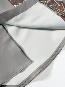 Manfinity Homme Men Geo Print Shirt Without Tee - Grey - View 6