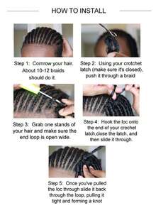 直筒彩色24英寸長款合成髮辮適合女士 - 彩色 - 查看 8