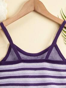 Áo len nữ Bất đối xứng Tim Giải trí - Màu tím - Xem 6