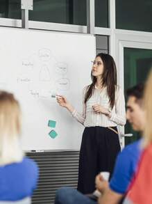 12 Cái Hai Tông Màu Vuông Bảng Từ Tính Tẩy Khô, Tẩy Bảng Trắng Đa Năng Đơn Giản Cho Lớp Học, Gia Đình, Văn Phòng - màu xanh lá - Xem 5